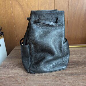 Vintage Coach Sonoma Sling Black Leather Bucket Bag Backpack
